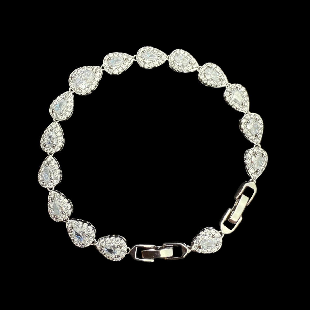 Bracelet Tear Drop Clear